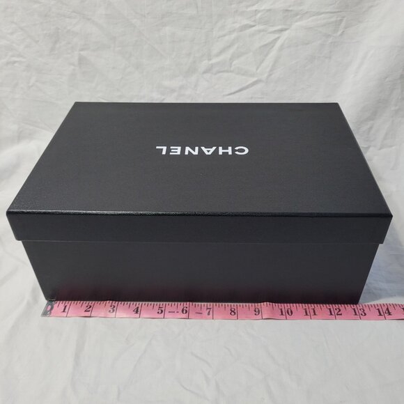 Chanel Gift Box Decorative Storage Shoe Box Empty Authentic 13 x 8.5 x 5 in - Picture 14 of 16